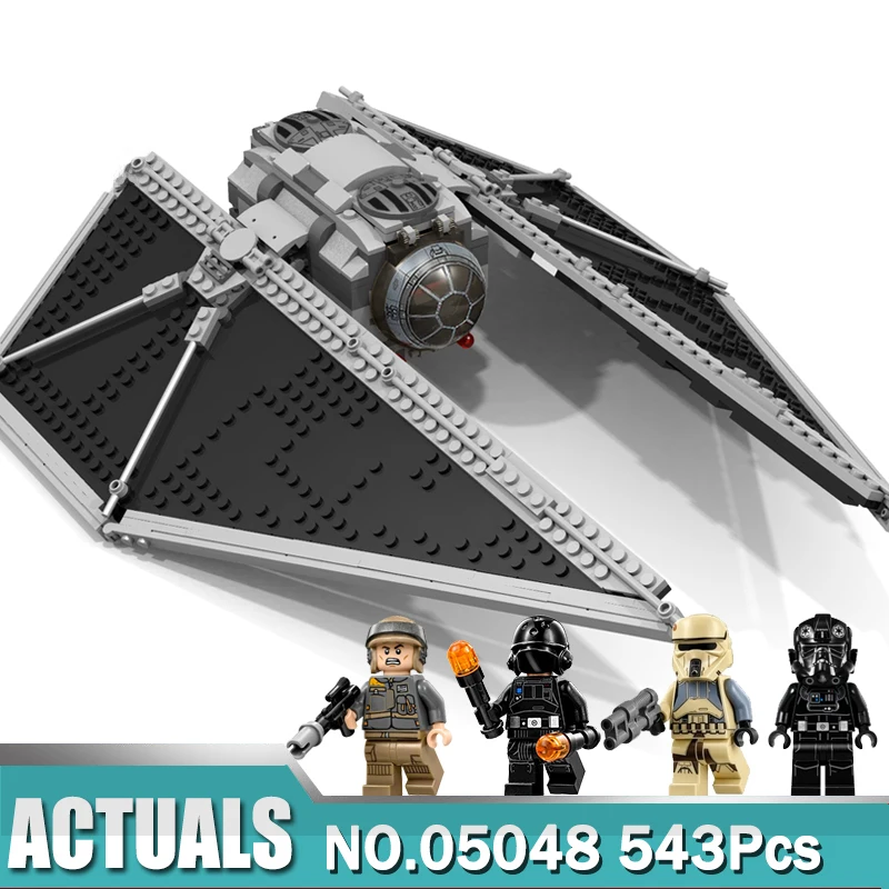 Star Series Wars 05048 Набор строительных блоков TIE Striker как детский совместимый подарок 75154