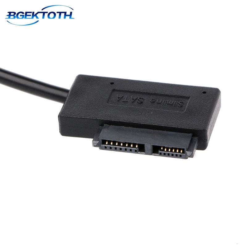 

High Quality USB 2.0 Type A To 13Pin(7+6) SATA Adapter Cable External Power For CD-ROM DVD-ROM MAR20