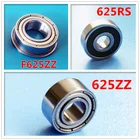 Пластиковый Немагнитный керамический подшипник ZRO2 SUS440, SUS304, 5x16x5, 625 ZZ 2Z, 625RS, F625ZZ, S625ZZ, фланец из нержавеющей стали, шариковый подшипник с глубоким желобом