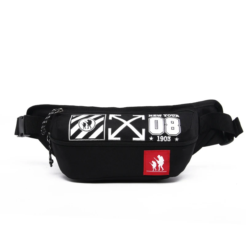 H Waist bag Чехол на пояс сумки унисекс нагрудный пакет сумка формы «банан» уличные спортивные хип-хоп пакеты бум пакет Оксфорд ткань сумка через плечо - Цвет: H Waist bag