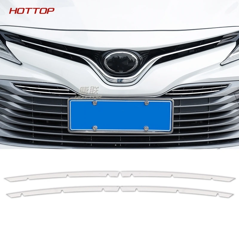 Передняя решетка решетки из нержавеющей стали для Toyota Camry 2018 2019 8 | Автомобили и