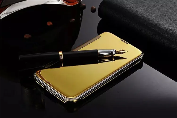 Роскошный чехол для Samsung Galaxy S5 i9600 с зеркальным гальваническим покрытием защитный