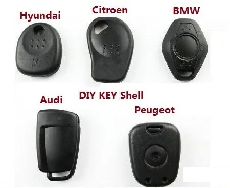 Универсальный чехол для автомобильного ключа 5 шт./лот Audi/BMW/Hyundai/Citroen/Peugeot без