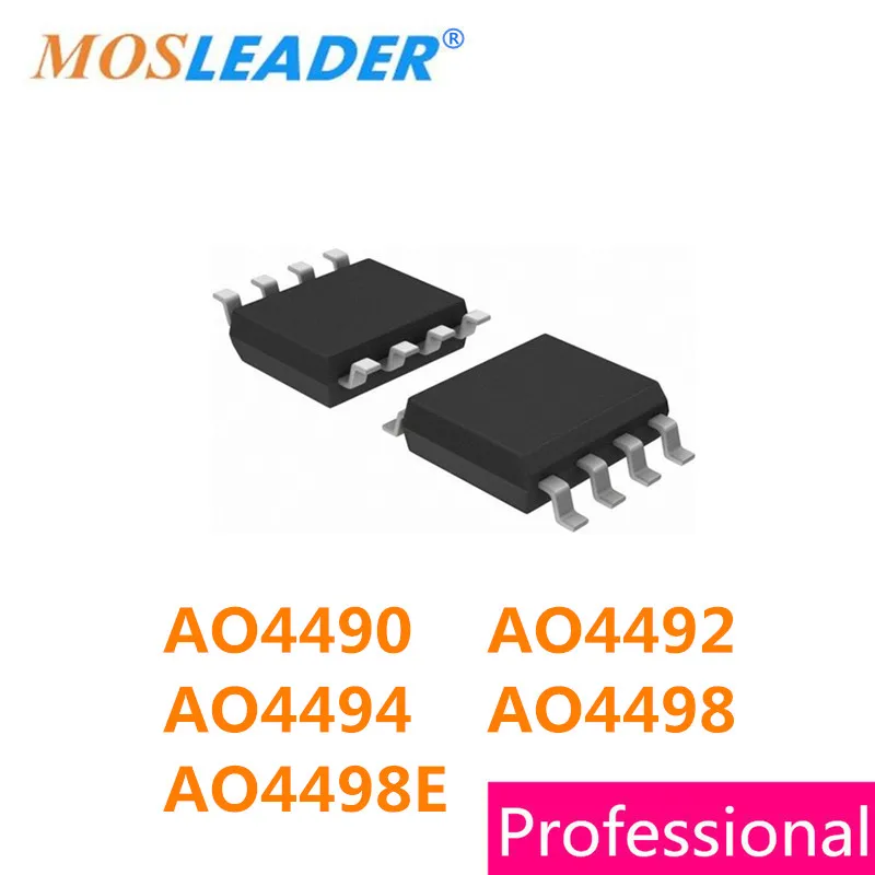 Mosleader SOP8 100 шт. AO4490 AO4492 AO4494 AO4498 AO4498E 4490 4492 4494 4498E высокое качество | Электроника