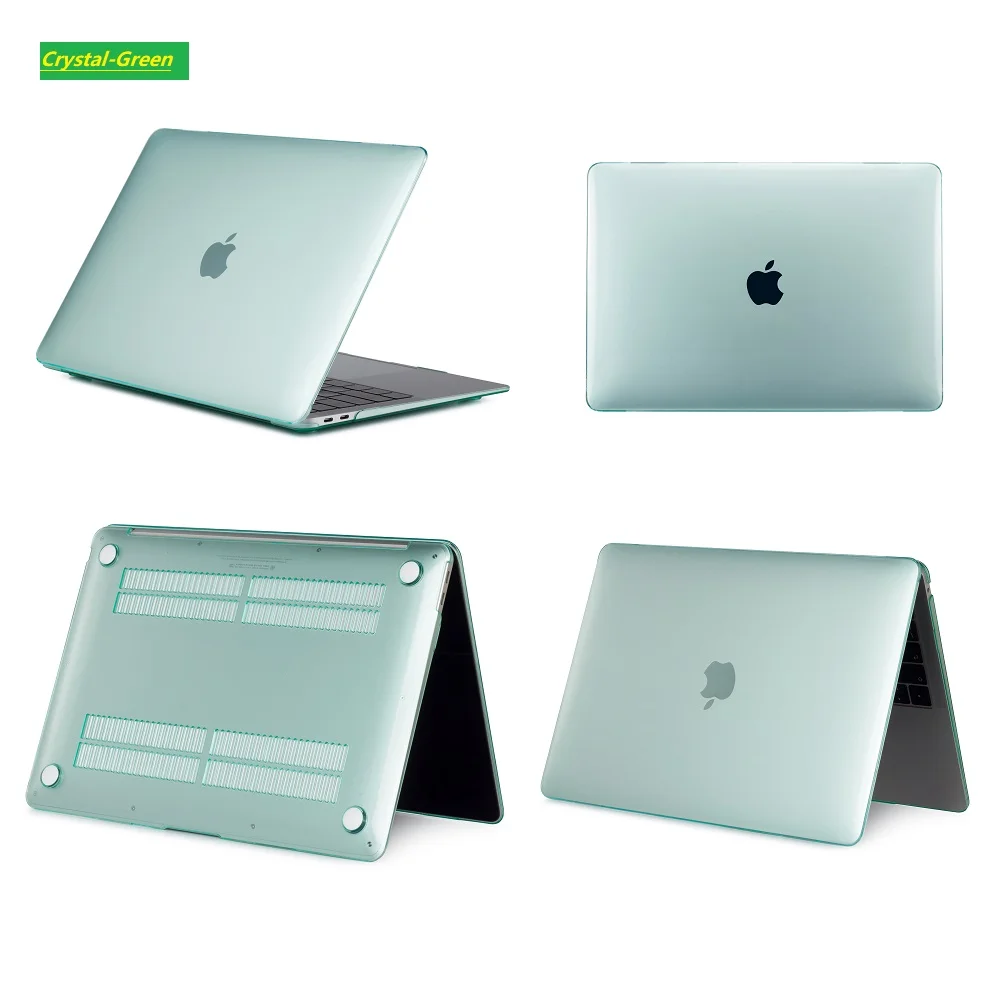 Прозрачный жесткий чехол для ноутбука Apple Macbook Air Pro Retina 11 12 13 15 с/без сенсорной