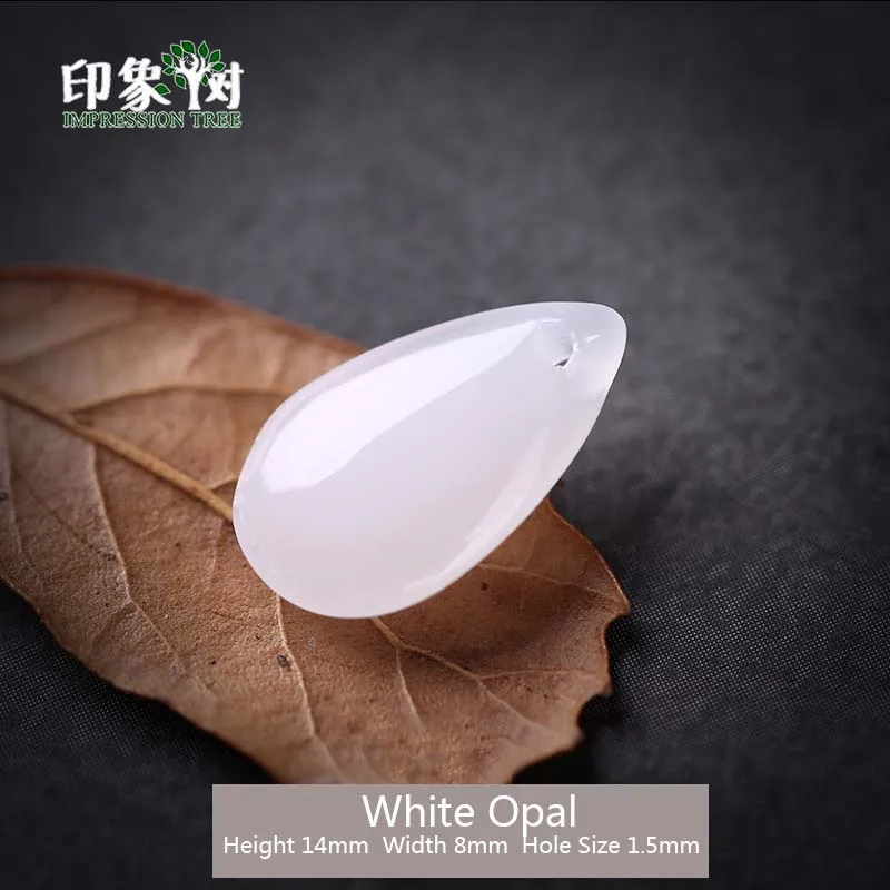 White Opal 10pcs Стеклянные кабошоны в форме капли, 10 шт., 14х8 мм, элегантные подвески ручной работы для ожерелья, фурнитура для самостоятельного изготовления ювелирных украшений, модель 16014 - Цвет: White Opal 10pcs
