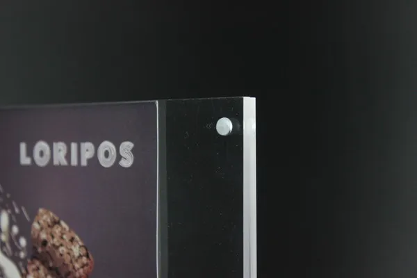 А4 акриловая настольная стойка дисплей ценник знак этикетка карта фото рамка