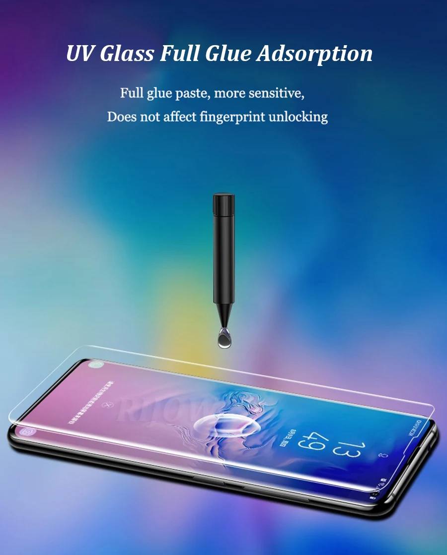 УФ закаленное стекло для huawei mate 30 Pro 5G Полная жидкая клеевая Защитная пленка для huawei mate 30 20 P30 Pro UV стекло 3D 5D пленка