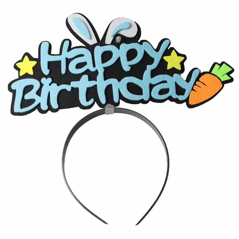 Светодиодный обруч для волос с кроличьими ушами на день рождения Цвет золотой