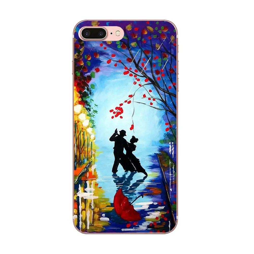 Soft TPU Capa Case Dance In The Rain For Xiaomi Redmi Note 2 3 3S 4 4A 4X 5 5A 6 6A Pro Plus | Мобильные телефоны и