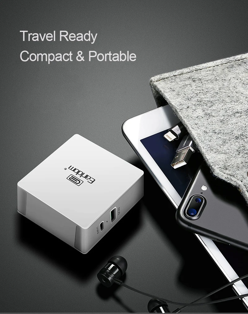 36 Вт usb type C настенное зарядное устройство PD быстрое и QC 3 0 USB порт для MacBook Pro