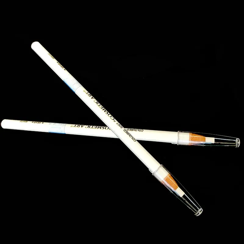 

50pcs White Color New Eyebrow Pencil Natural Waterproof Eye Brow Pencil Cosmetic Eyebrow Shaping Liner Pen