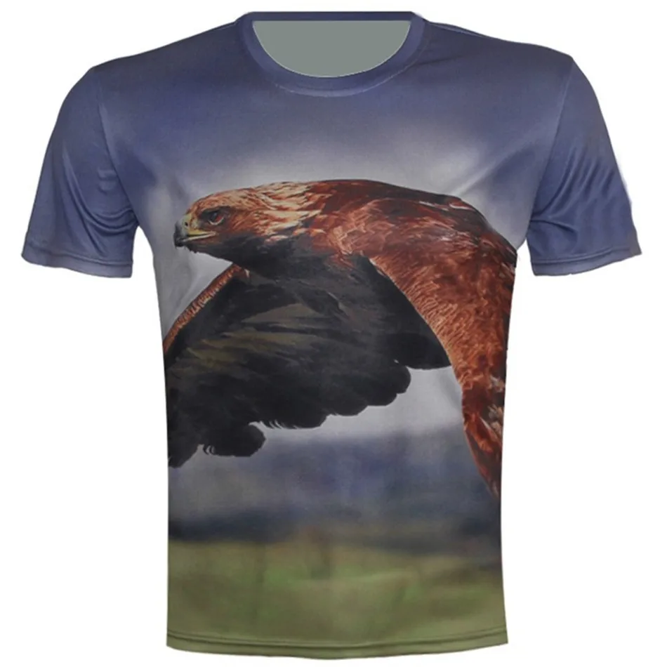 

Joyonly 2018 Children's Flying Eagle Design T-shirts Fashion Boys and Girls Casual Tees Kids Summer Cool Tops Baby T shirt 4-20Y