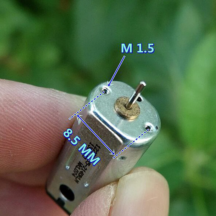 Миниатюрный двигатель N50 с отверстием для охлаждения, высокой скоростью, мощным магнитом и металлической щеткой на корабли и самолеты.