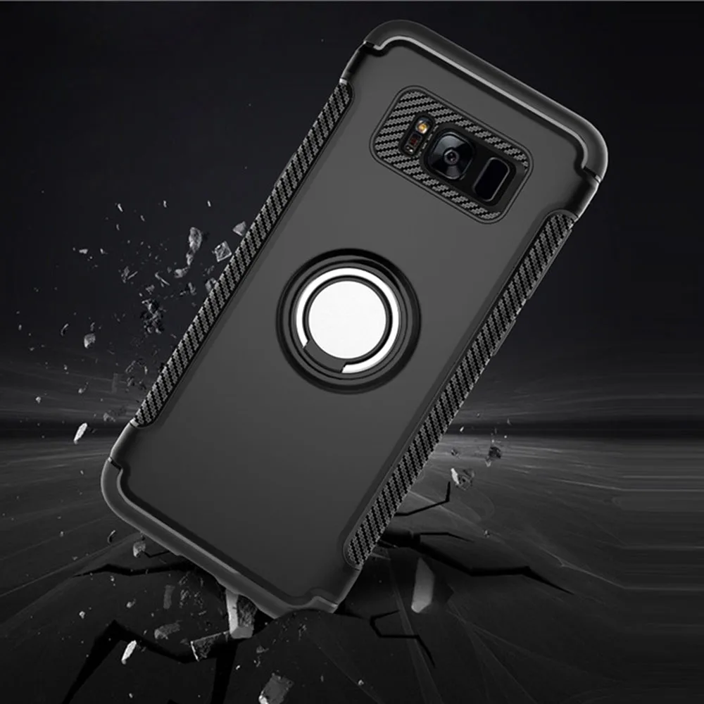 Роскошный бронированный металлический магнитный чехол для iPhone 8 чехлы 6S 7 Plus X SE 5S