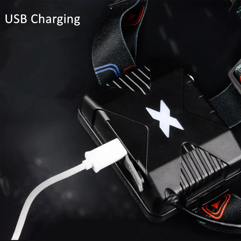 USB Супер яркая фара фары Регулируемый угол освещения 7 светодиодов