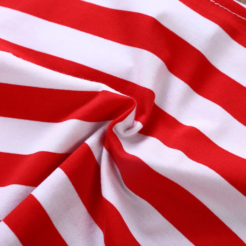 4th of July Baby Girls Toddler Kids set cotton Stripes tassel tops+stars shorts American Flag Independence Day children clothing | Детская