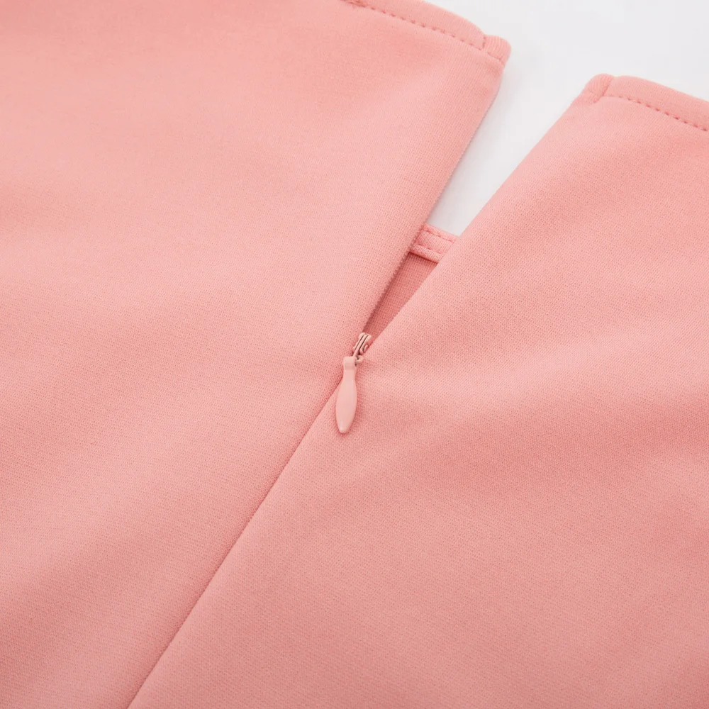 GK женское платье slim fit 3/4 гофрированное рукав вырез лодочкой бедра обернутое