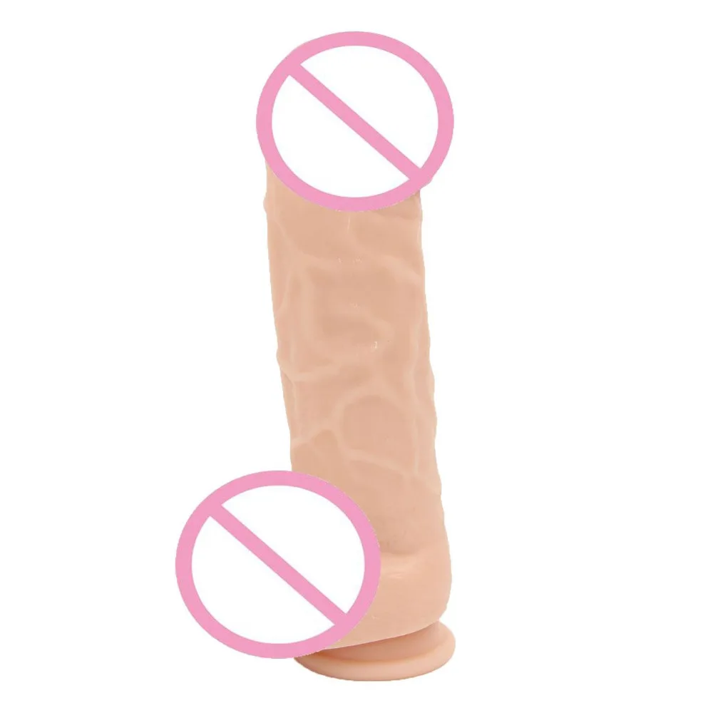 YEMA 9 дюймов огромный реалистичный фаллоимитатор гибкий большой пенис с сильной