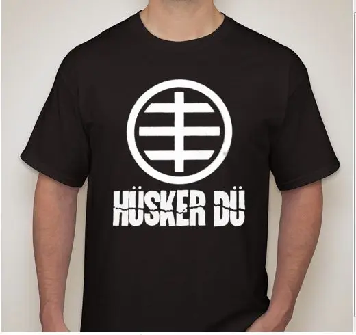 Husker du трэш хардкор панк рок группа предварительно хлопковая футболка для Для
