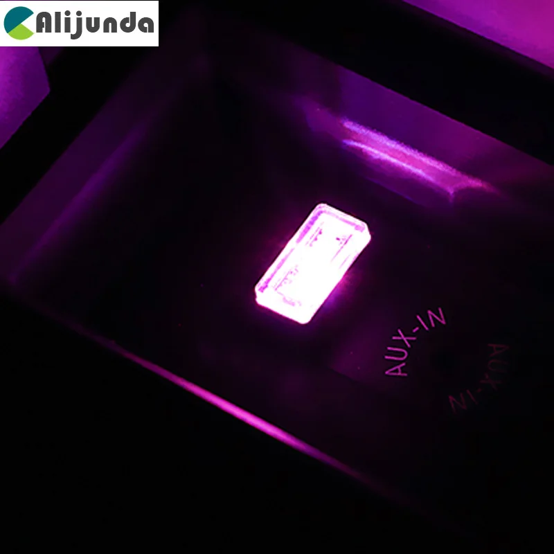Автомобильный светодиодный атмосферный декоративный светильник с USB аварийное