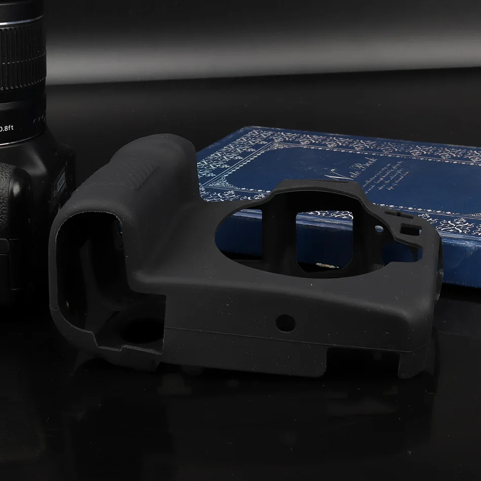 Силиконовый кожаный чехол брони Защитная сумка для камеры Canon EOS R M100 M10 M3 M6 6D 6D2 5D4