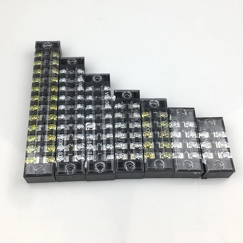 1 шт. 600V 15A TB1503 TB1504 TB1505 TB1506 TB1508 TB1510 TB1512 позиции винт Электрический проводное соединение барьер Клеммная колодка