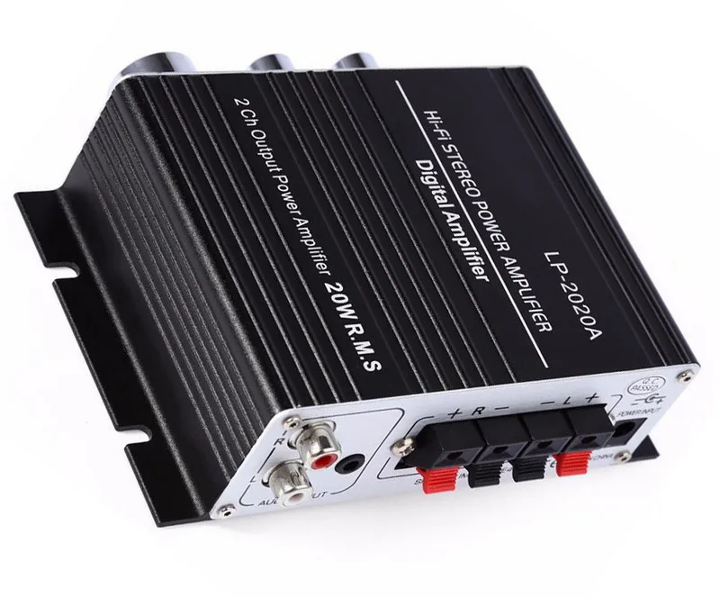 2CH 20WX2 выходной усилитель мощности Hi Fi мини цифровой аудио маленький для
