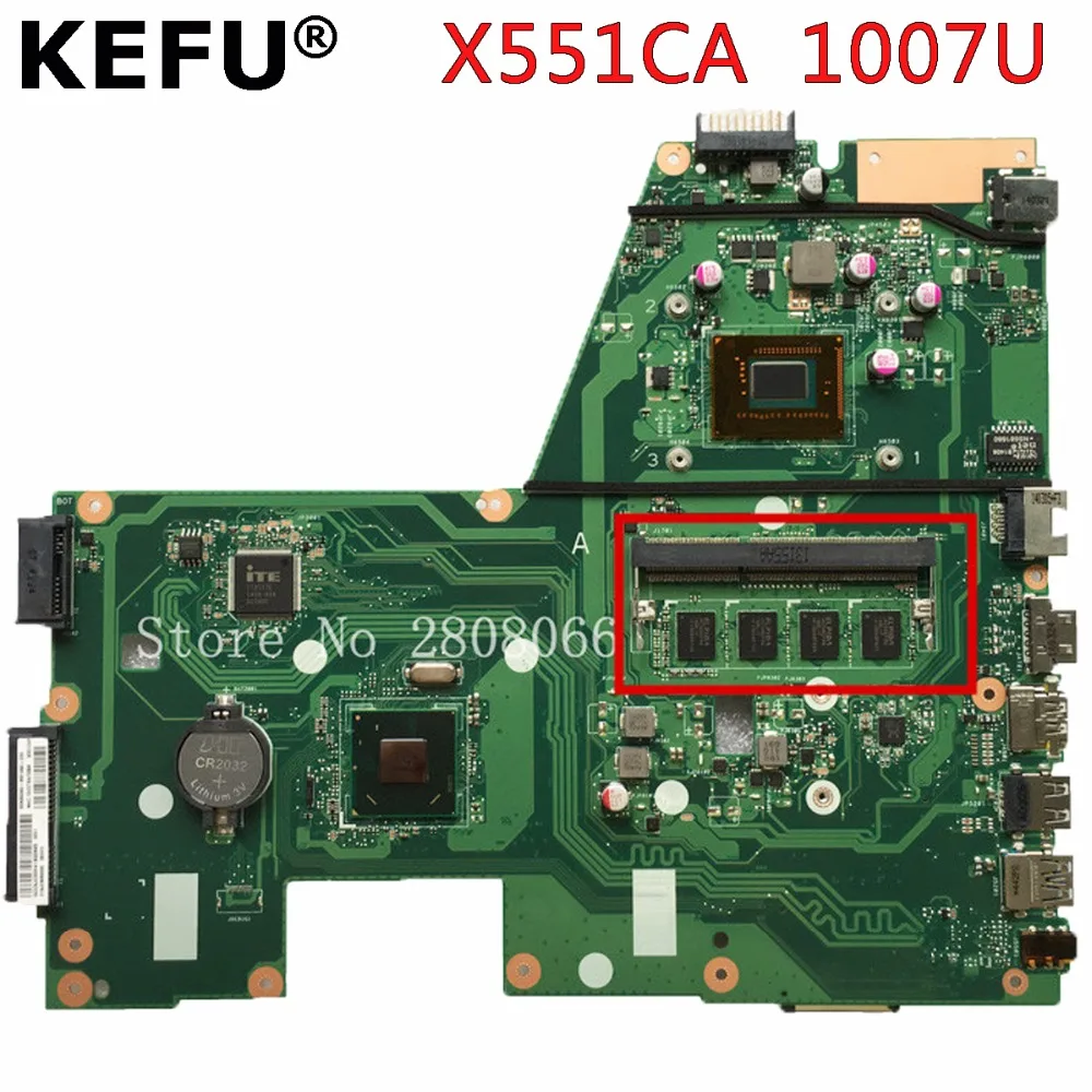 KEFU X551CA для ASUS материнская плата ноутбука REV2.2 1007u тест новая работает 100%|motherboard for