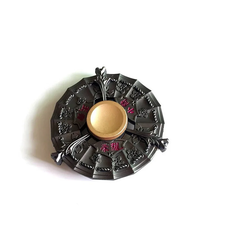 Черного и золотого цвета Джо металлический фиджет Спиннер цинковый сплав