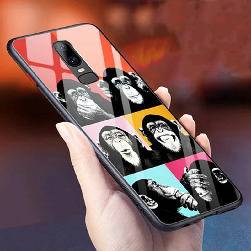 Жесткий чехол для телефона One plus 6 из закаленного стекла для Oneplus 6, полностью ударопрочный чехол Oneplus6 из ТПУ с мягким краем 1+ 6 чехлов