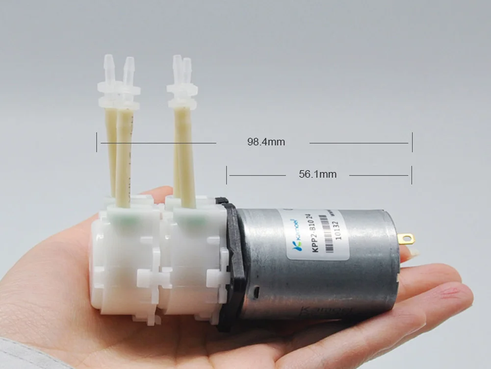 Новый DC 12V 24V Водяной насос с двойной головкой BPT трубчатый лабораторный