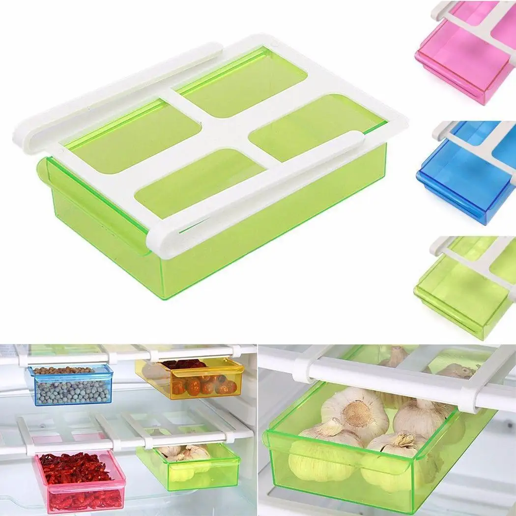 Refrigerator Fresh Storage Drawer Box Kitchen Rack Multi-function 250g 18.2cm 11.3cm 4.5cm | Дом и сад