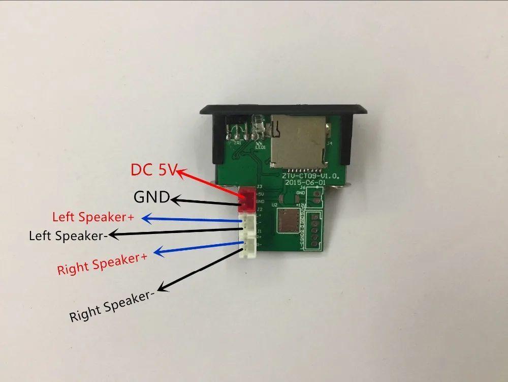 Мини MP3 модуль 5 в с USB TF декодирующей платой пультом дистанционного