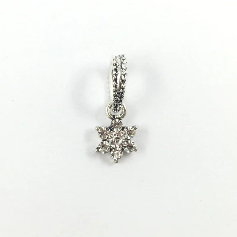 2 шт. подвеска в виде цветка с кристаллами|beads with crystal|charm pandora flowerpandora flower |