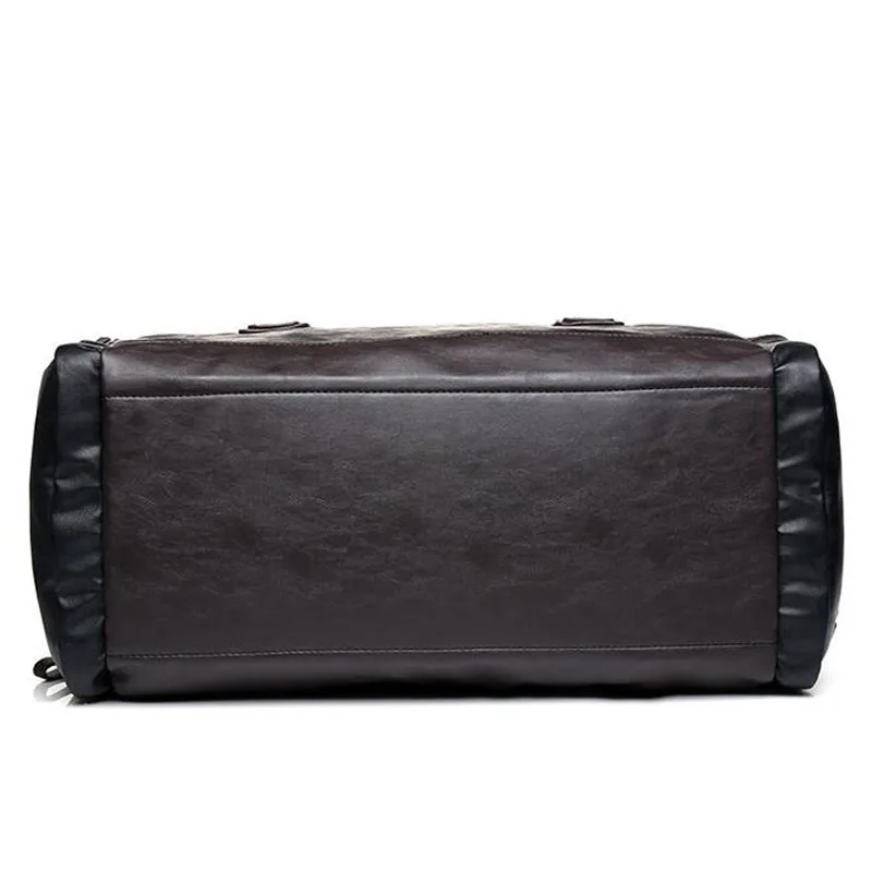 Мужская Дорожная сумка из ПУ кожи с ручками и плечевым ремнём|brand shoulder bag|shoulder bagsbag