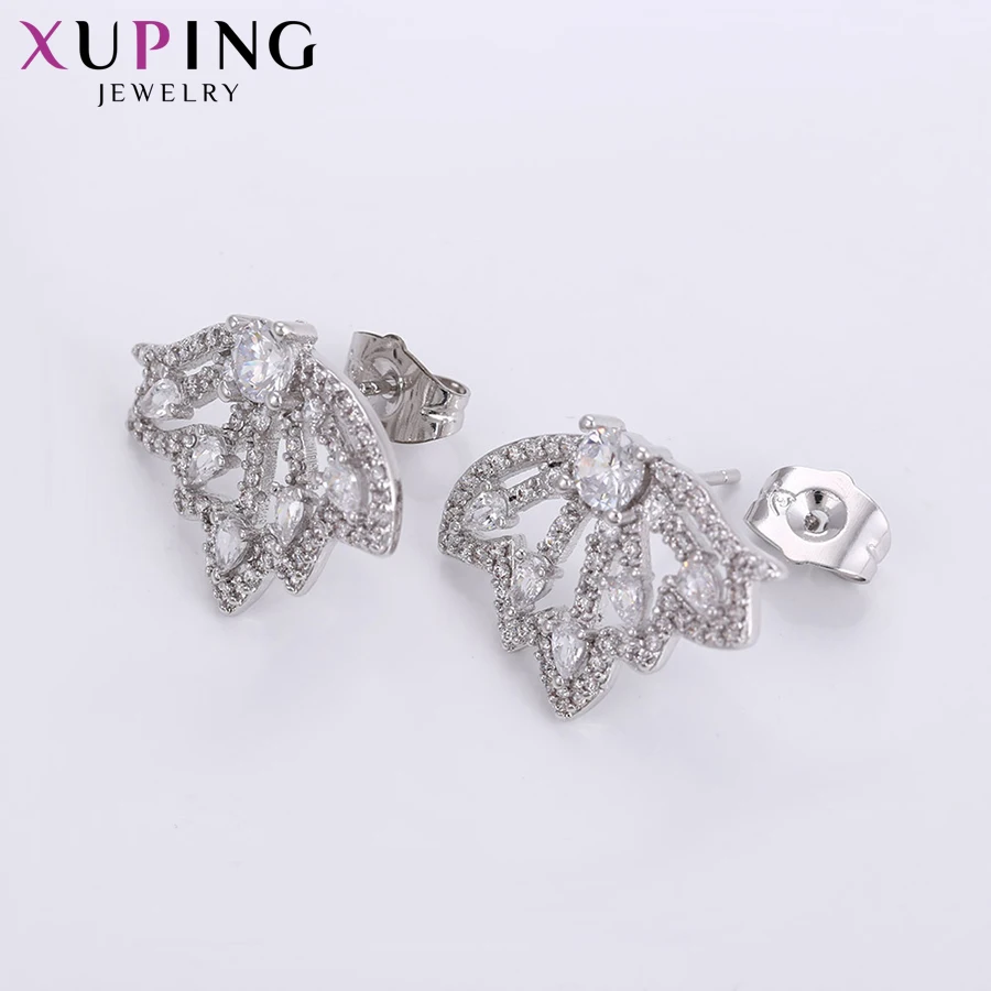 Xuping модные серьги в форме крыла с синтетическим кубическим цирконием для женщин