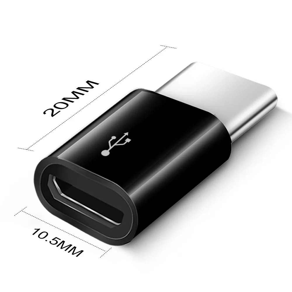 3 шт. переходник Micro USB на Type C для Xiaomi Huawei P20 Lite P30 Honor 10 Mate 20 Pro One Plus 6T Oneplus 6 5 7