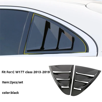C W177 CLASS Для- Mercedes Benz C W205 mercedes w205 C amg класс CLA W117 A W176 жалюзи отделка оконной отделки аксессуары - Название цвета: C W177 CLASS
