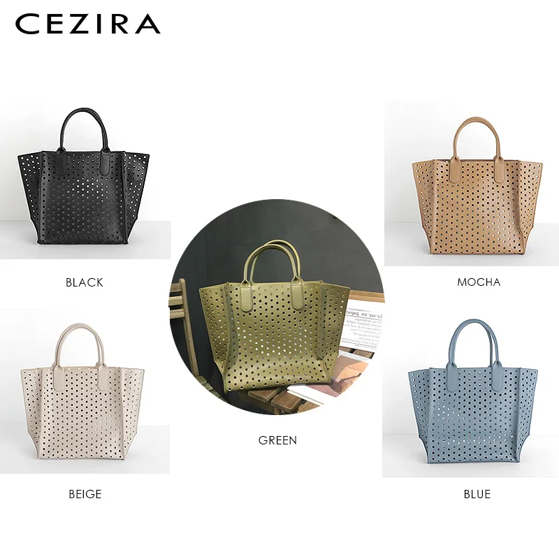 CEZIRA, Женская Большая Сумка-тоут с верхней ручкой, большая открытая модная сумка с вкладышем, большая корзина, ручная сумка для покупок