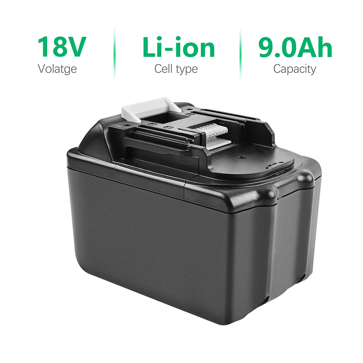 Аккумулятор bonacel для Makita BCS550 BFS450 BHP453 BSS501 BVR450 MR100 2 шт. 9000 мАч 18 в BL1830 BL1835 BL1815 |