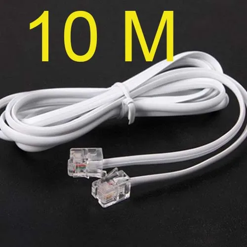 

10pcs High Speed 10M 32Feet RJ11 Telephone Phone ADSL Modem Line Cord Cable