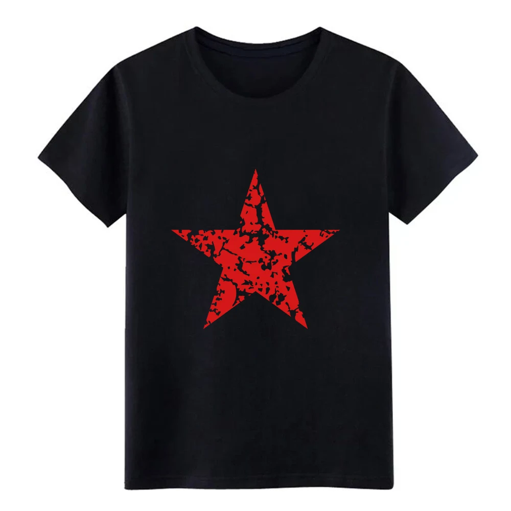 Винтажная футболка с красной звездой дизайнерская S-XXXL стандартная милая дышащая