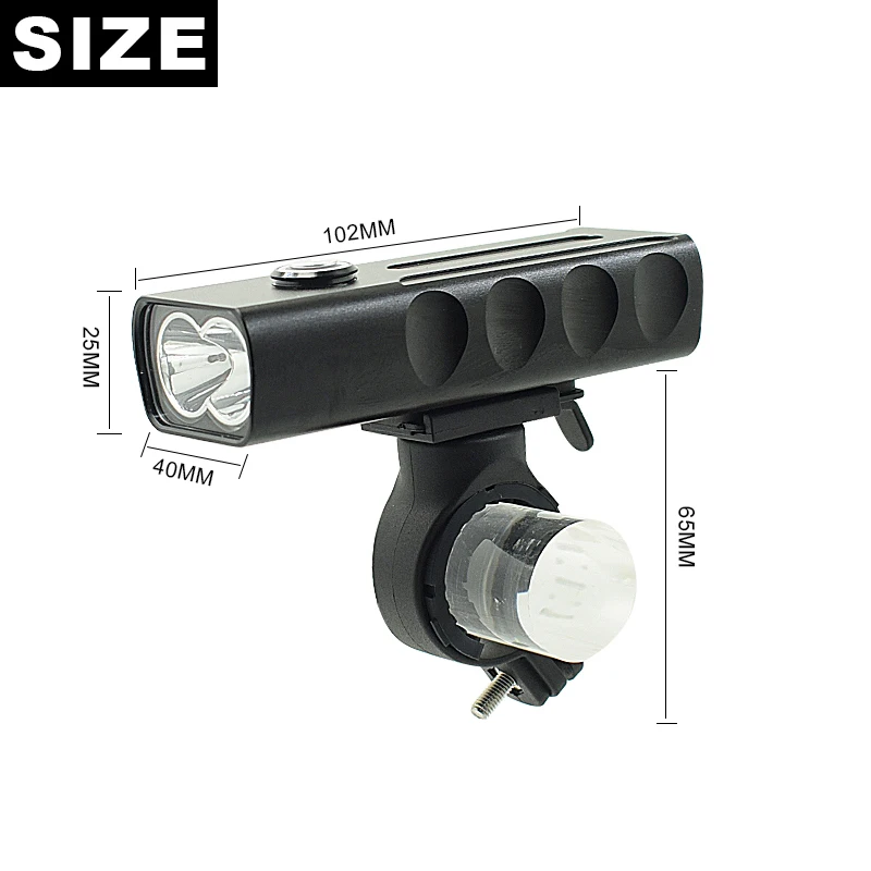 Высокая емкость велосипедного фонаря 1000 лм встроенный аккумулятор USB