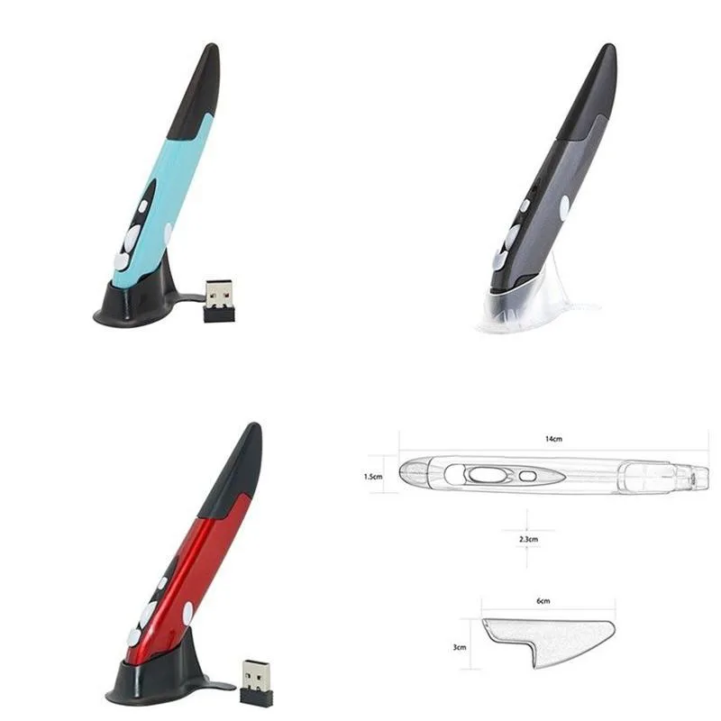 Беспроводная usb мышь Basix mini 2 4 ГГц карманная ручка для рисования с точечным