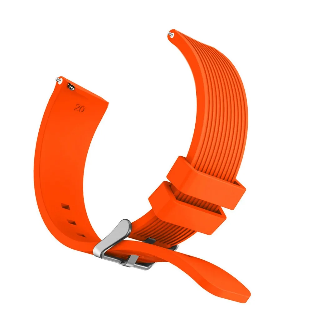 for Samsung Galaxy Watch Active Band Silicone Wristband for Galaxy Watch 46mm Bands Bracelet Watch Strap 20mm Watch Band