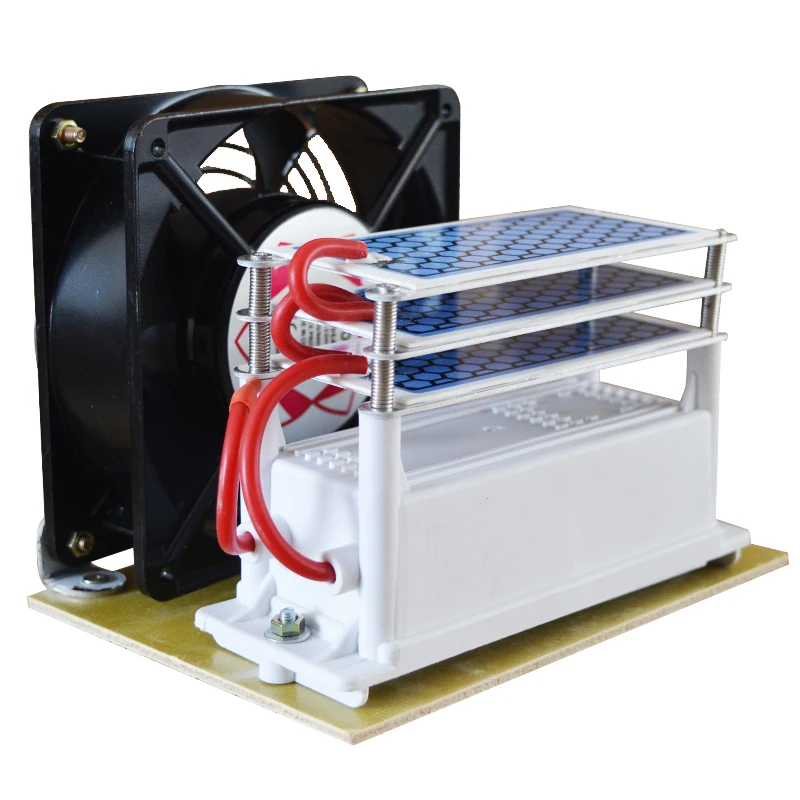 

ATWFS 220V 15g Ozone Generator home Air Ozonizer Machine Deodorizer Ozonator Sterilize Fan Cooling
