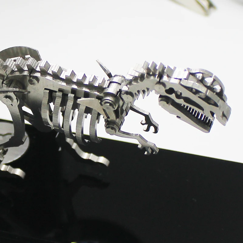 3 для 2 dilophosaurus 3D Сталь металла подвижность суставов Миниатюрная модель Наборы