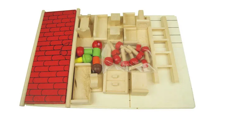 Большой размер детский деревянный кукольный дом с кукольными и кукольными игрушками/дети ребенок моя вилла для сборки деревянный дом