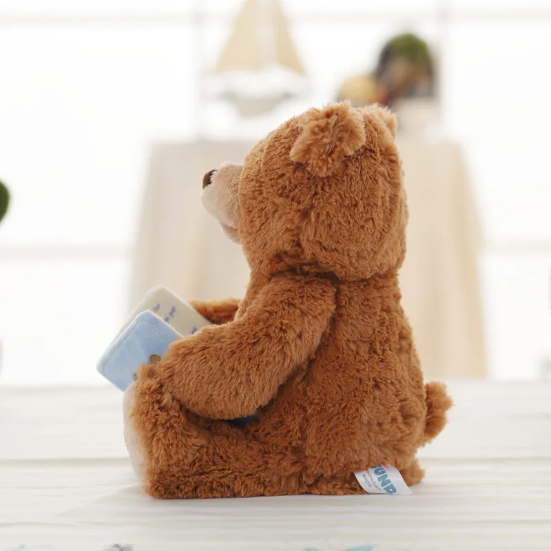 Storytime Cub плюшевый медведь мультфильм чучело игрушки Электрический Teddy Bear для